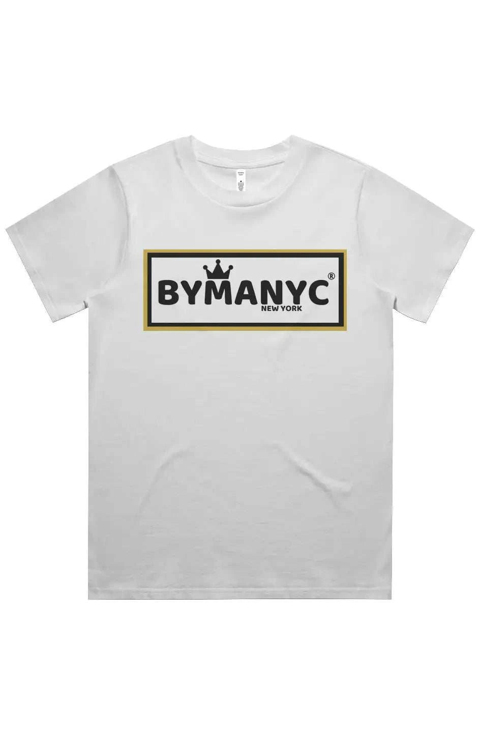 Women's T Shirt BYMANYC New York New Collection NYC Women's Heavyweight Classic Tee