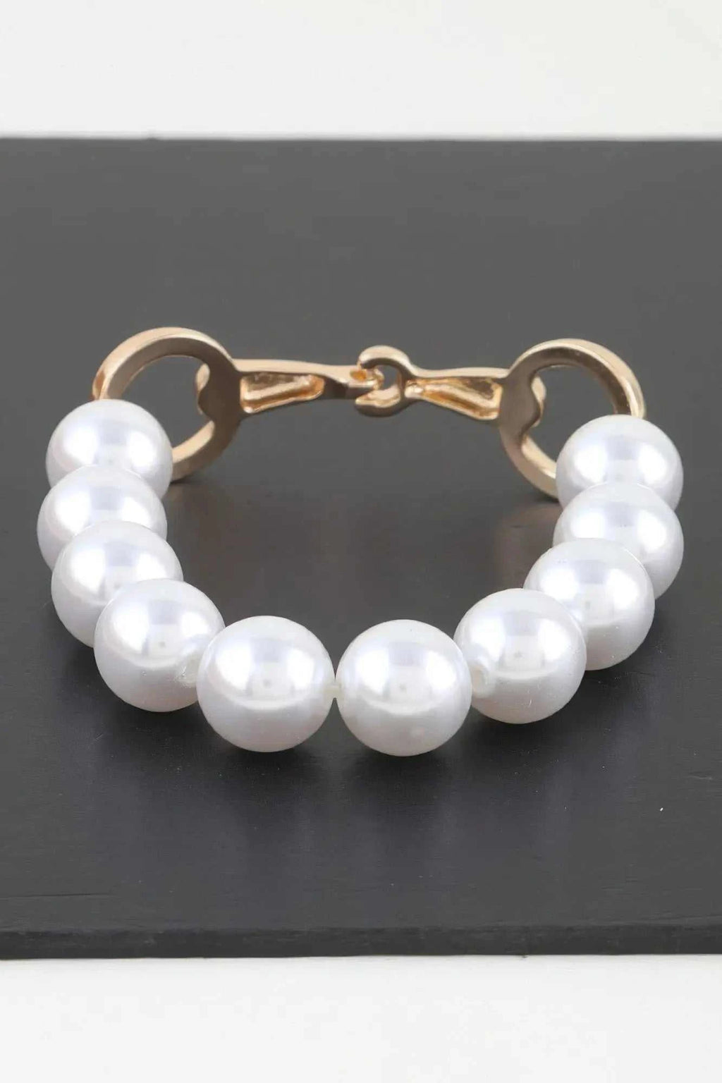 Women's Toggle Bracelet Pearl Beaded BYMANYC ® New York ELEGANT LUSTROUS BEADED PULSERA - New Collection