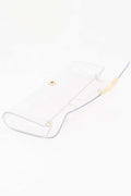 Women's Top Handle Bag Transparent BYMANYC ® New York CONTEMPORARY CLEAR STRUCTURED PURSE - New Collection