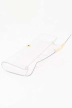 Women's Top Handle Bag Transparent BYMANYC ® New York CONTEMPORARY CLEAR STRUCTURED PURSE - New Collection