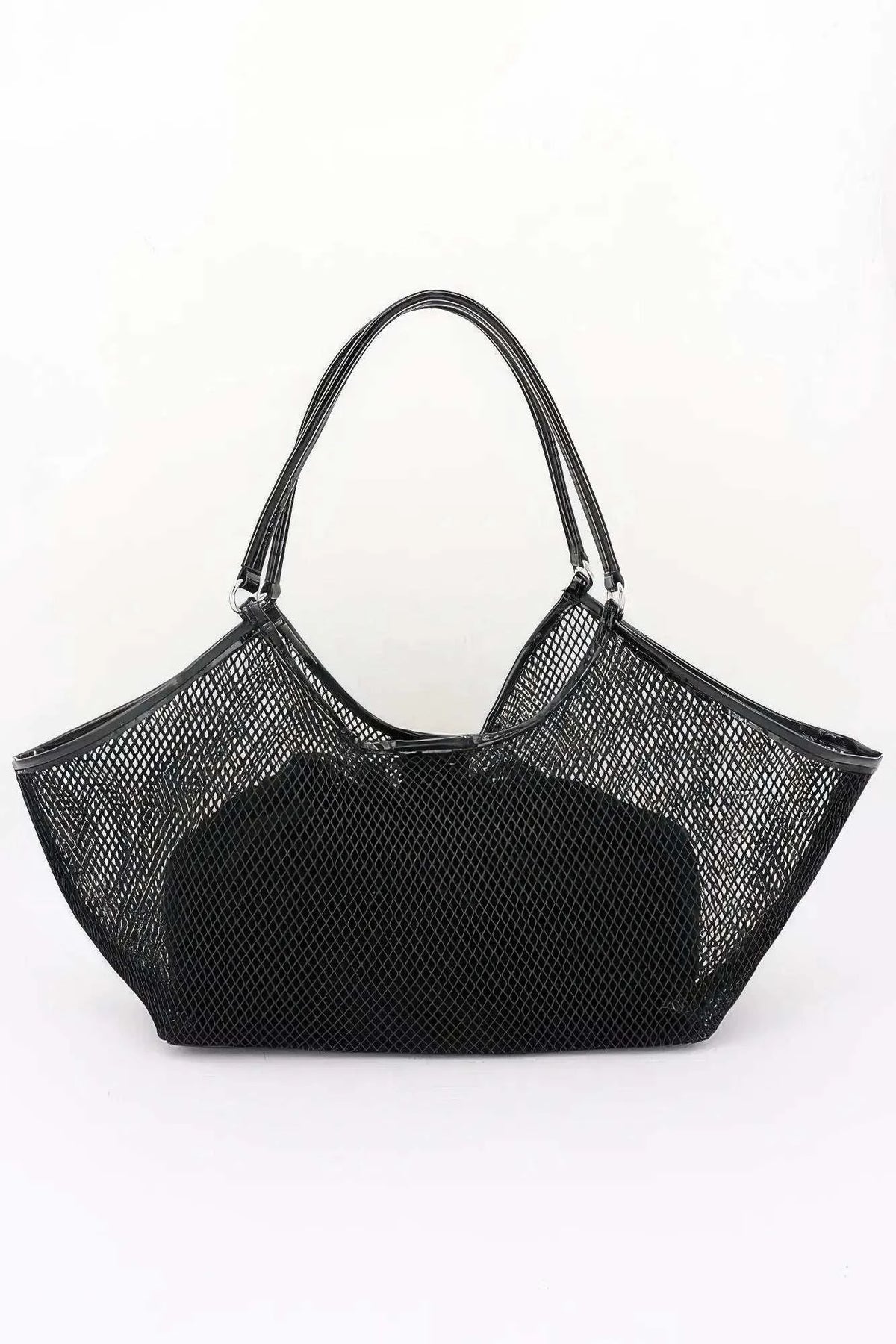 Women's Tote Bag Mesh With Removable Liner BYMANYC ® New York CONTEMPORARY AIRY VERSATILE SHOPPER - New Collection