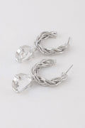 Women's Twisted Crystal Teardrop Earrings BYMANYC ® New York CONTEMPORARY VIBRANT MODERN FASHION - New Collection