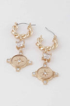 Women's Twisted Shining Star Drop Earrings BYMANYC ® New York CONTEMPORARY VIBRANT MODERN JEWELRY - New Collection