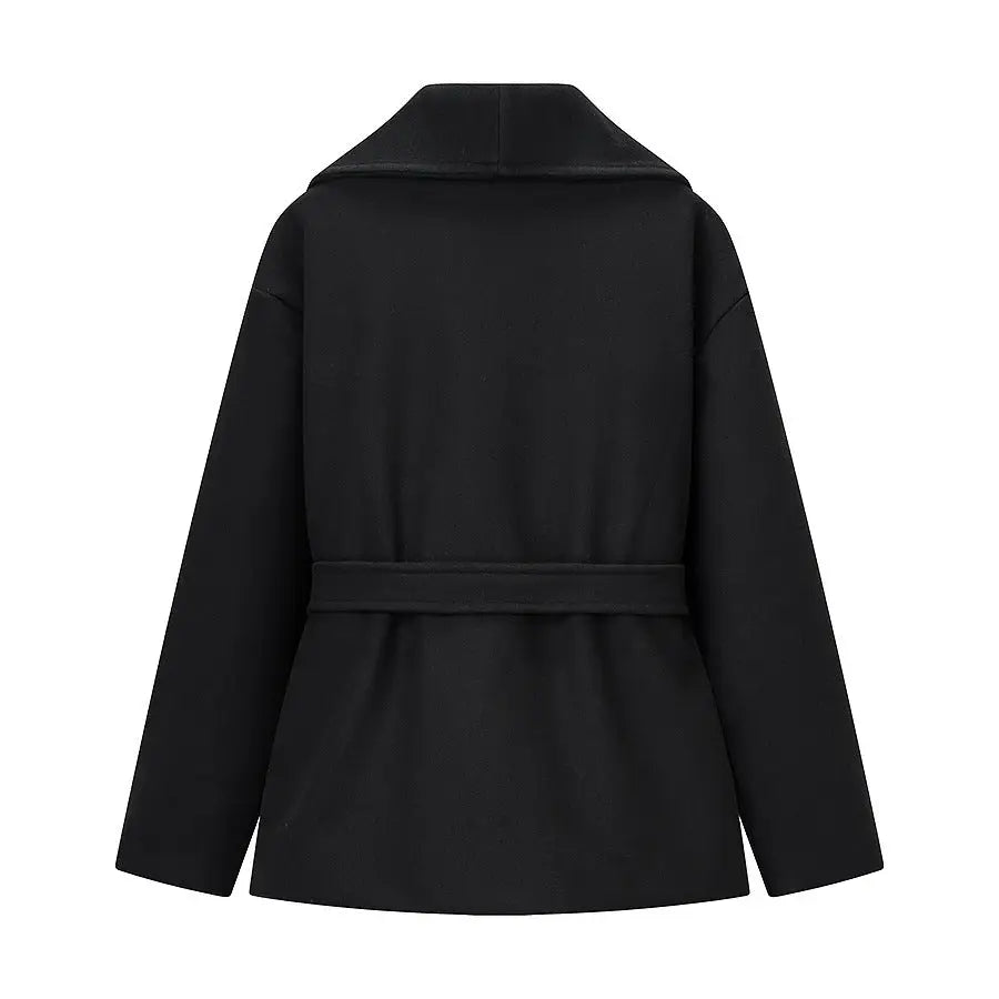 Women's Wool-Blend Belted Short Coat BYMANYC ® New York CONTEMPORARY VIBRANT MODERN FASHION - New Collection