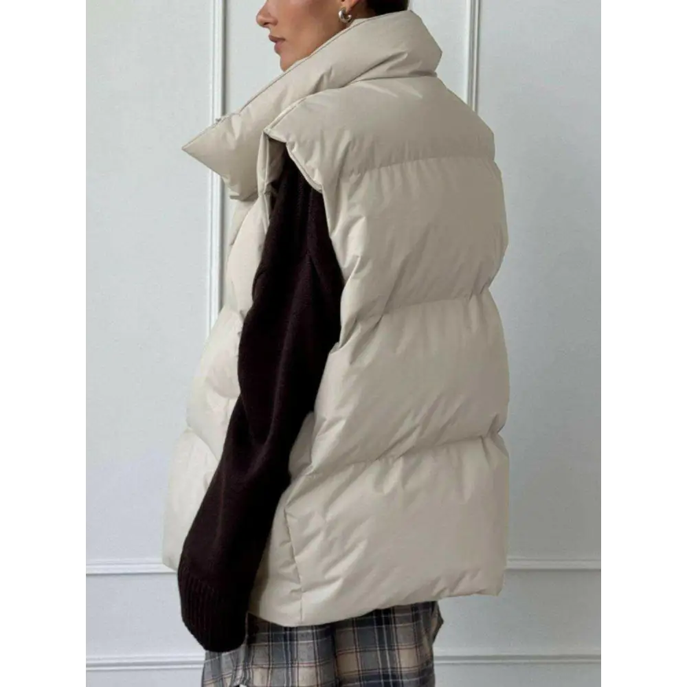 Elevate your wardrobe with the timeless turtleneck vest coat $55.54 basic style that reinforces your chic and stylish