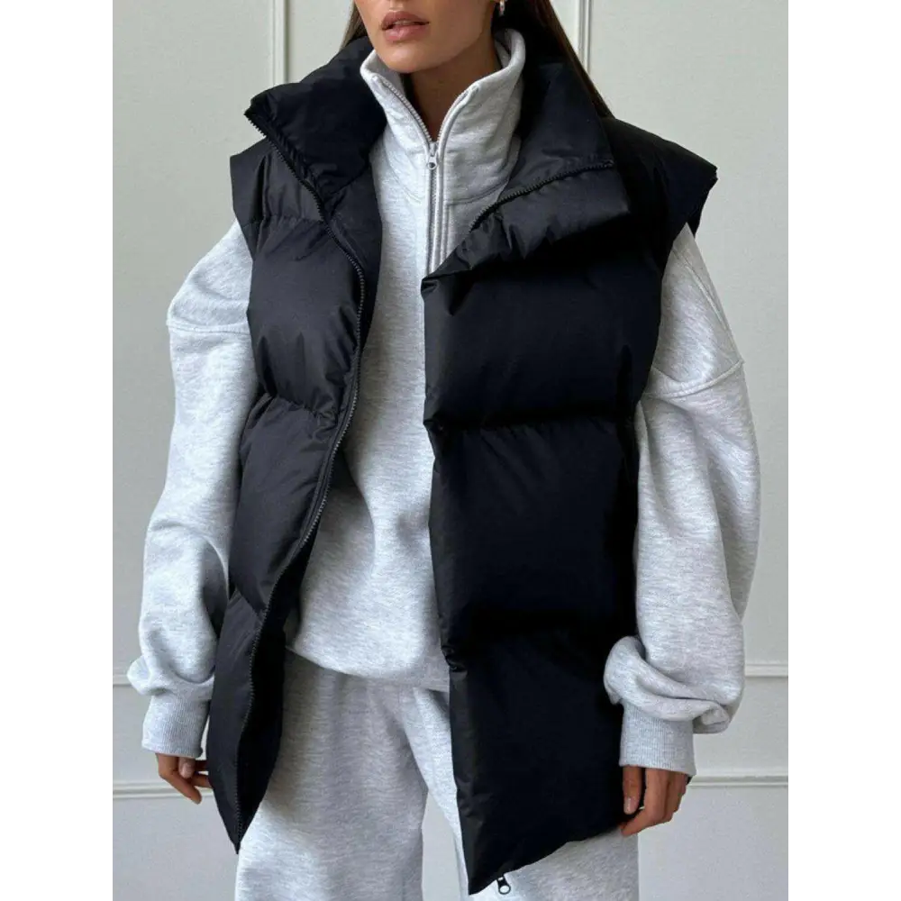 Elevate your wardrobe with the timeless turtleneck vest coat $55.54 basic style that reinforces your chic and stylish